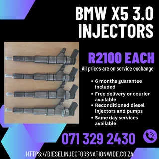 Bmw X5 3.0 Diesel Injectors For Sale With Warranty