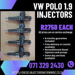 Vw Polo 1.9 Diesel Injectors For Sale With Warranty