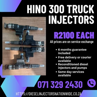 Hino 300 Truck Inj3ctors For Sale With Warranty