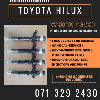 Toyota Hilux Diesel Injectors For Sale With Warranty