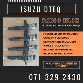 Isuzu Dteq Kb250 Diesel Injectors For Sale With Warranty