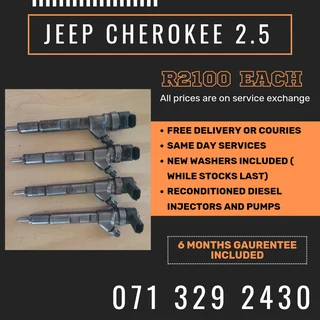Jeep Cherokee 2.8 Diesel Injectors For Sale With Warranty