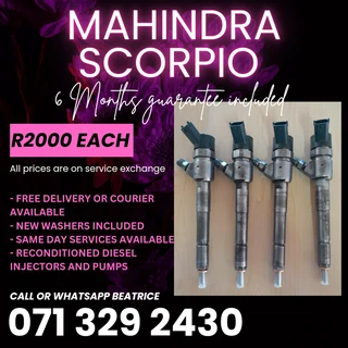 Mahindra Scorpio Diesel Injectors For Sale With Warranty