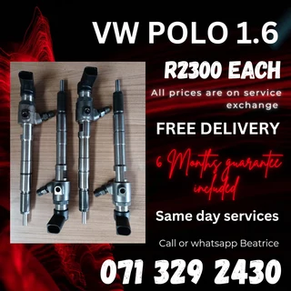 Vw Polo 1.6 Diesel Injectors For Sale With Warranty