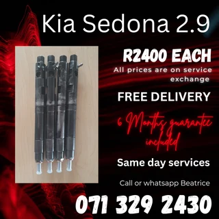 Kia Sedona 2.9 Diesel Injectors For Sale With Warranty