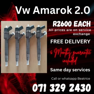 Vw Amarok 2.0 Diesel Injectors For Sale With Warranty