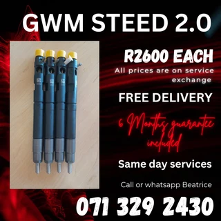 Gwm Steed 2.0 Injectors For Sale With Warranty