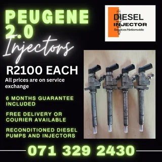 Peugeot 2.0 Diesel Injectors For Sale With Warranty