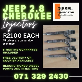 Jeep 2.8 Diesel Injectors For Sale With Warranty