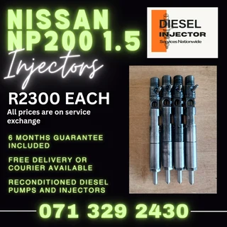 Nissan Np200 1.5 Diesel Injectors For Sale With Warranty