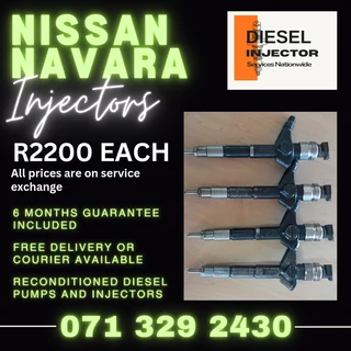 Nissan Navara Yd25 Diesel Injectors For Sale With Warranty