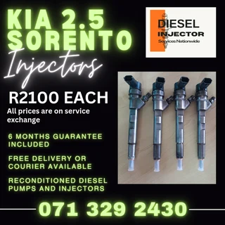 Kia Sorento 2.5 Diesel Injectors For Sale With Warranty