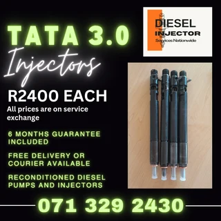 Tata 3.0 Diesel Injectors For Sale With Warranty
