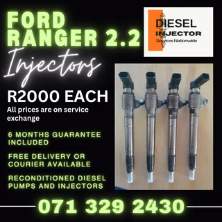 Ford Ranger 2.2 Diesel Injectors For Sale With Warranty