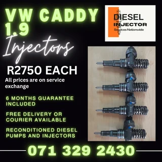 Vw Caddy 1.9 Diesel Injectors For Sale With Warranty