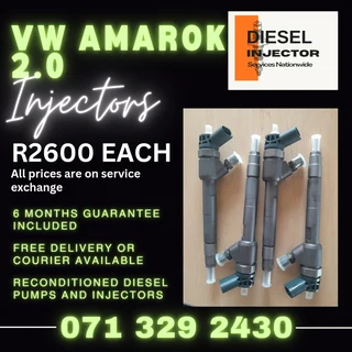 Vw Amarok 2.0 Diesel Injectors For Sale With Warranty
