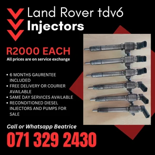 Land Rover Discovery Tdv6 Diesel Injectors For Sale With Warranty