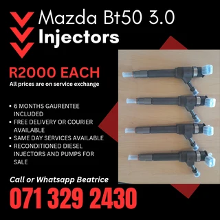 Mazda Bt50 3.0 Diesel Injectors For Sale With Warranty