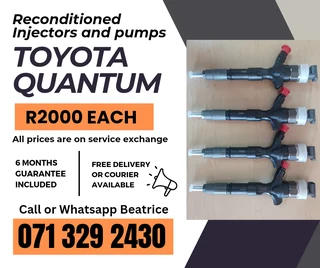 Toyota Quantum Diesel Injectors For Sale With Warranty