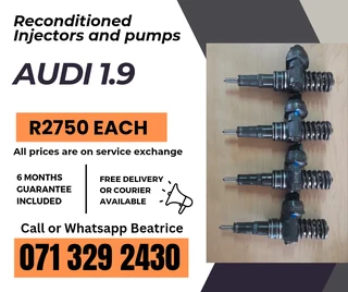 Audi 1.9 Diesel Injectors For Sale With Warranty