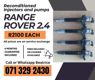 Range Rover 2.4 Injectors For Sale With Warranty