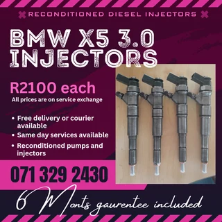 Bmw X5 3.0 Diesel Injectors For Sale With Warranty