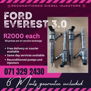 Ford Everest 3.0 Injectors For Sale With Warranty