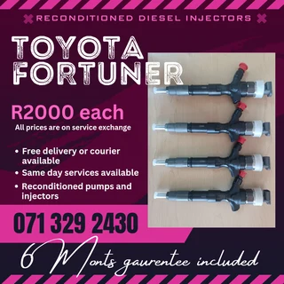 Toyota Fortuner Injectors For Sale With Warranty