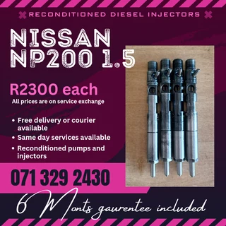 Nissan Np200 1.5 Diesel Injectors For Sale With Warranty