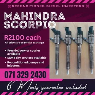 Mahindra Scorpio Injectors For Sale With Warranty