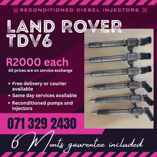 Land Rover Discovery Tdv6 Diesel Injectors For Sale With Warranty