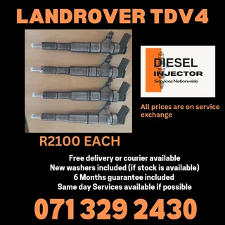 Landrover Tdv4 Injectors For Sale With Warranty