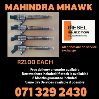 Mahindra Mhawk Injectors For Sale With Warranty