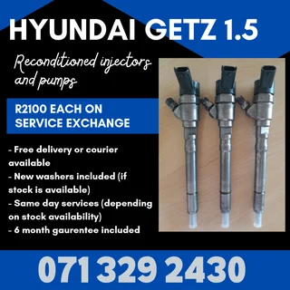 Hyundai Getz 1.5 Injectors For Sale With Warranty