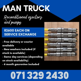 Man Truck Injectors For Sale With Warranty