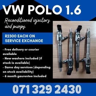 Vw Polo 1.6 Injectors For Sale With Warranty