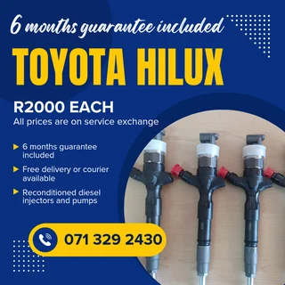 Toyota Hilux Diesel Injectors For Sale With Warranty