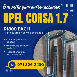 Opel Corsa 1.7 Injectors For Sale With Warranty