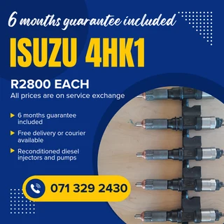 Isuzu 4hk1 Truck Injectors For Sale With Warranty