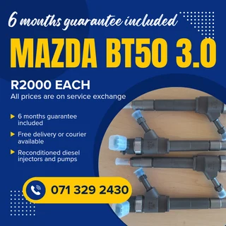 Mazda Bt50 Diesel Injectors For Sale With Warranty