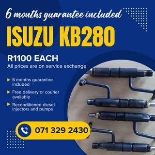 Isuzu Kb280 Injectors For Sale With Waranty