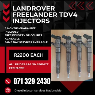 Landrover Freelander Tdv4 Diesel Injectors For Sale With Warranty