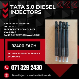 Tata 3.0 Injectors For Sale With Warranty