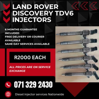 Land Rover Discovery Tdv6 Injectors For Sale With Warranty