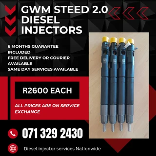 Gwm Steed 2.2 Injectors For Sale With Warranty
