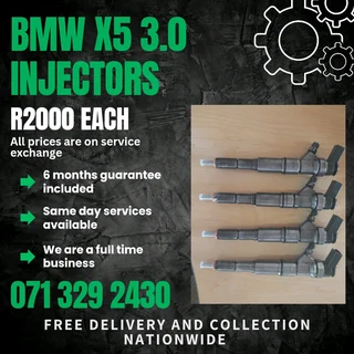 Bmw X5 3.0 Injectors For Sale With Warranty On