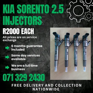 Kia Sorento 2.5 Diesel Injectors For Sale With Warranty
