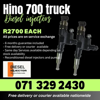 Hino 700 Truck Diesel Injectors For Sale With Warranty