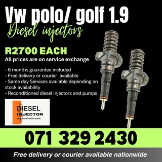 Vw Polo/ Golf 1.9 Injectors For Sale With Warranty