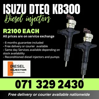 Isuzu Dteq Kb300 Injectors For Sale With Warranty